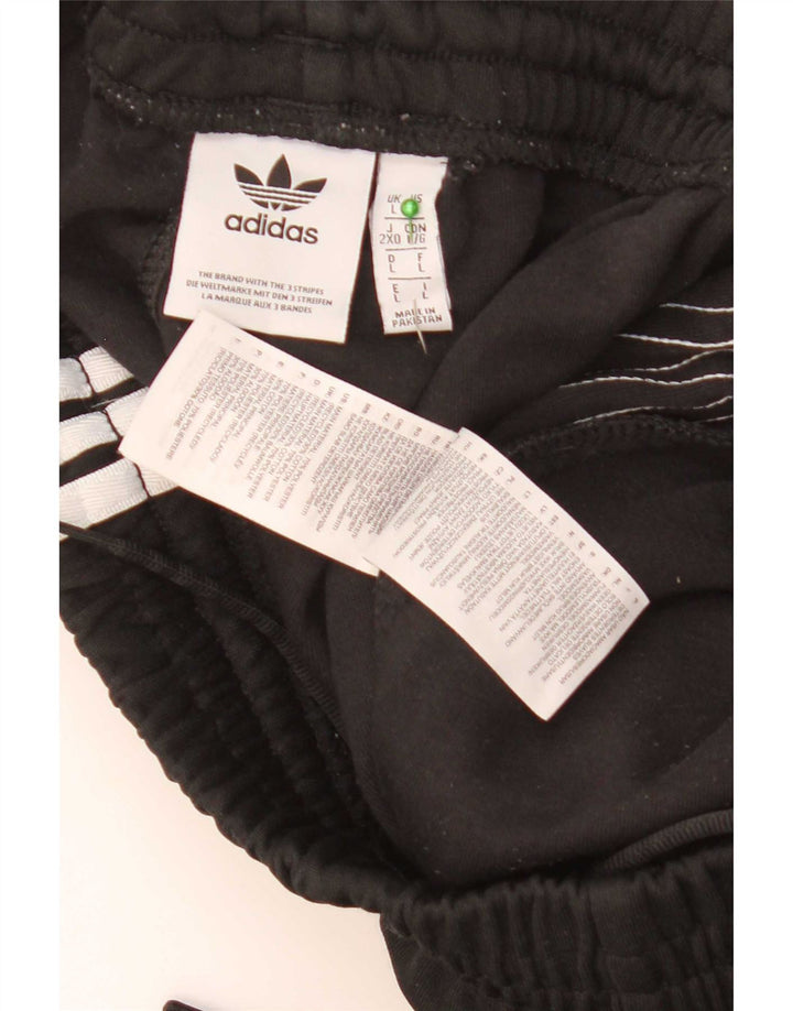Pantaloni da tuta da uomo Adidas Joggers grandi in poliestere nero