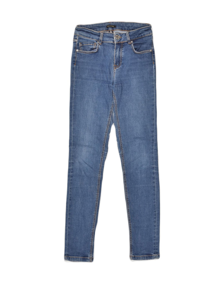 MASSIMO DUTTI Womens Skinny Jeans W24 L29 Navy Blue Cotton | Vintage Massimo Dutti | Thrift | Second-Hand Massimo Dutti | Used Clothing | Messina Hembry 