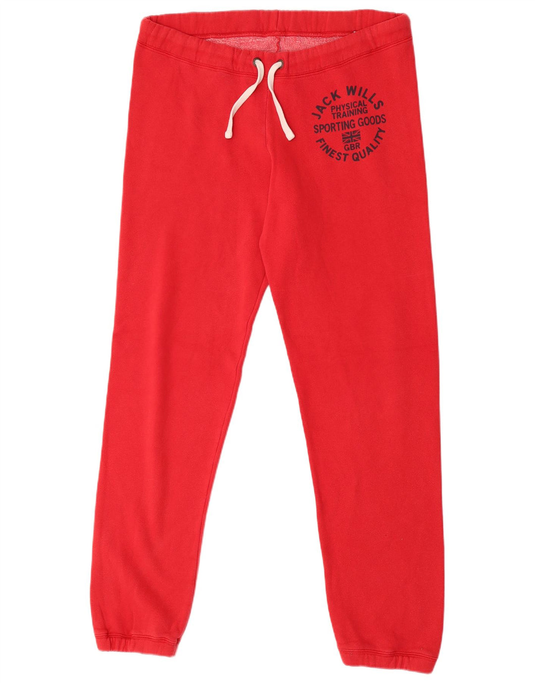 Pantaloni da tuta con grafica da donna Jack Wills Joggers UK 12 Medium Rosso