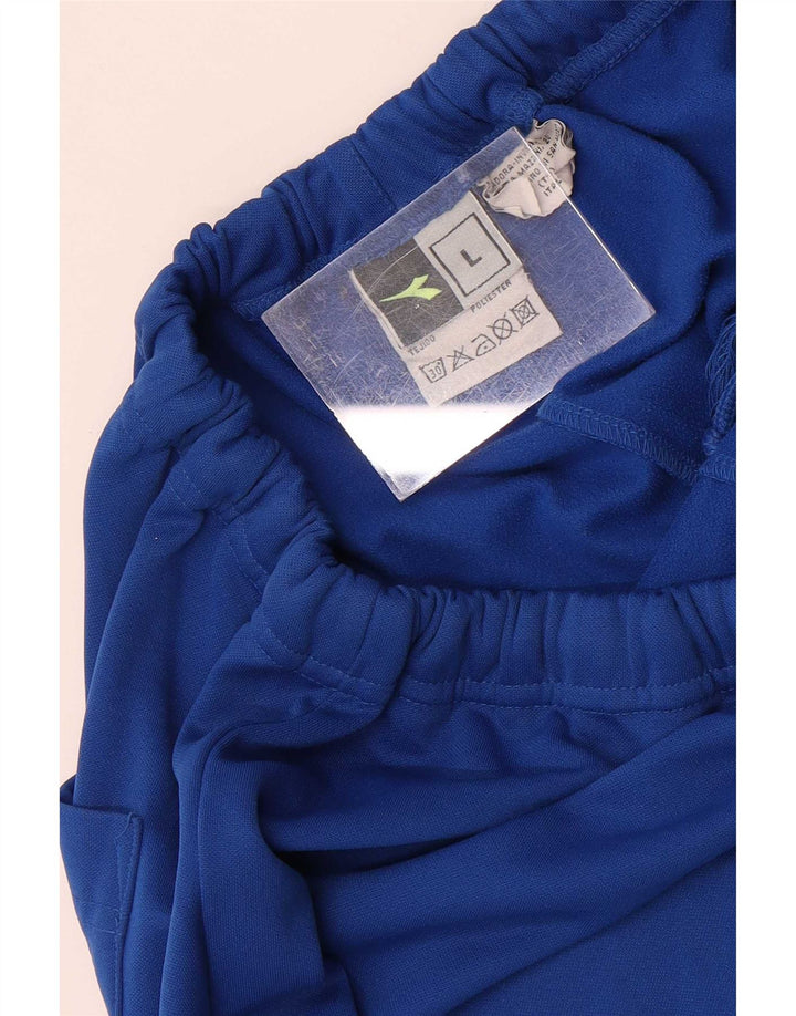 Pantaloni da tuta da uomo Diadora Joggers Large Blu Poliestere