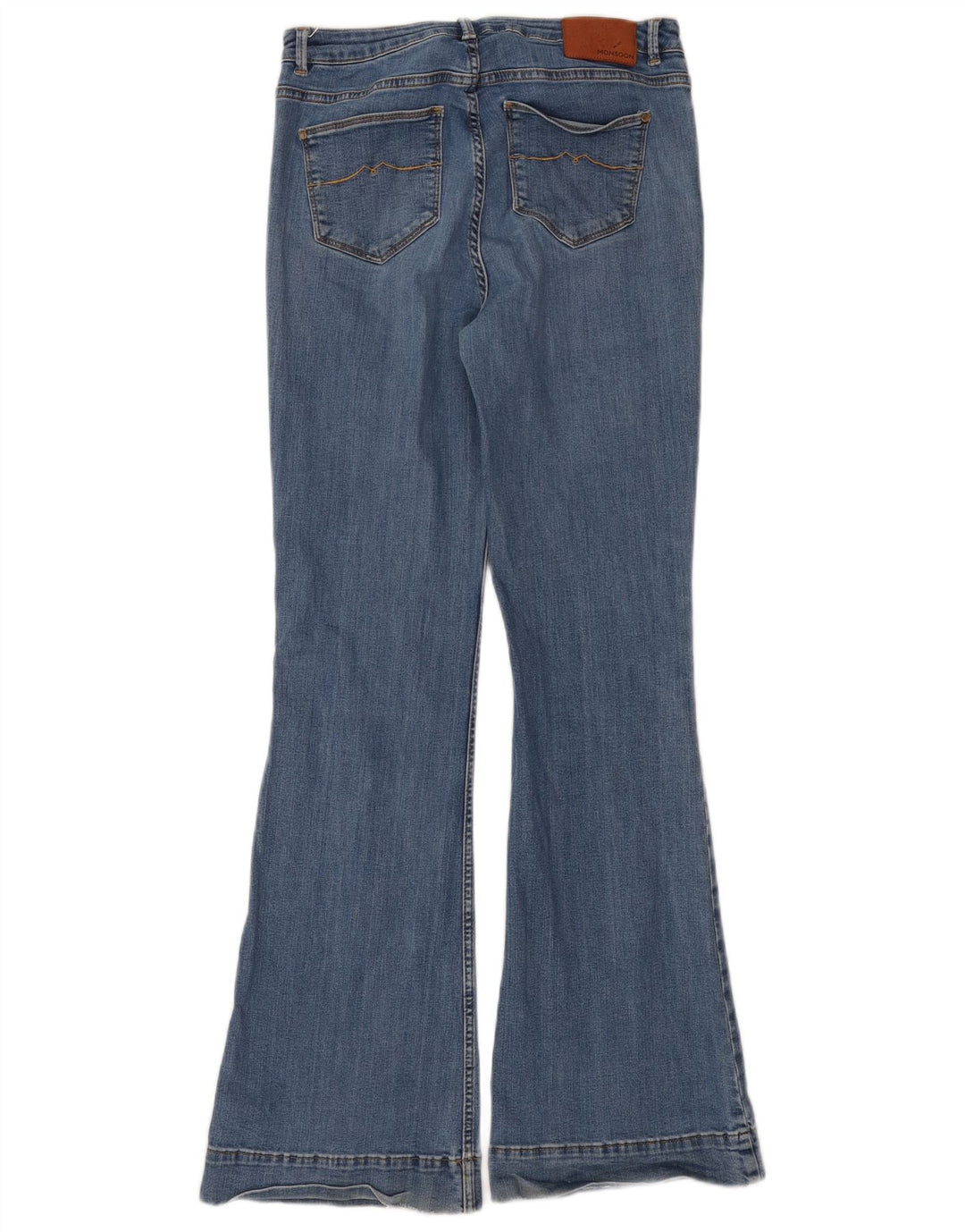 Jeans svasati da donna Monsoon UK 12 Medium W30 L31 Cotone blu