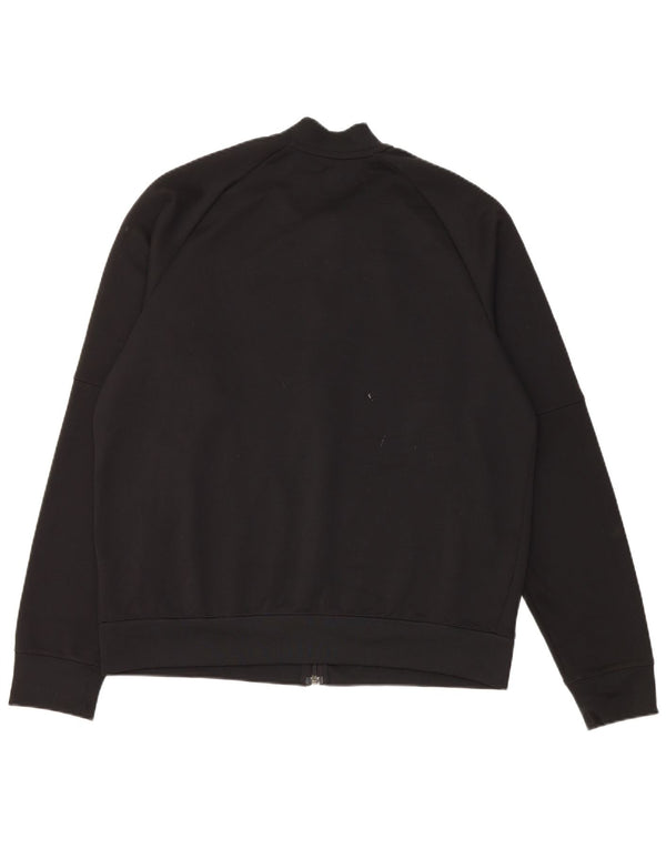 Giacca da tuta da uomo Nike, giacca grande, in poliestere color block nero