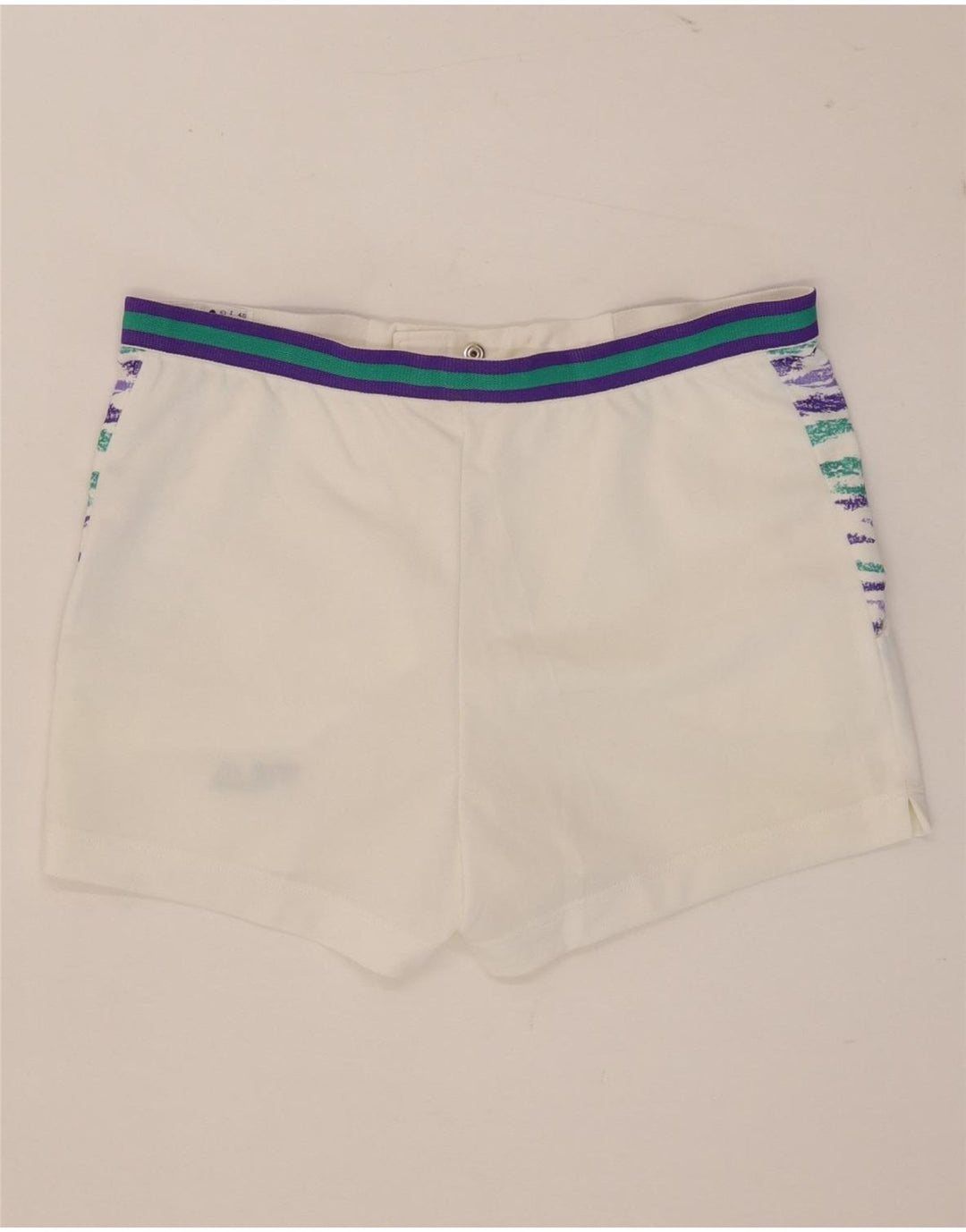 Pantaloncini casual da uomo Fila IT 48 Medium W32 Poliestere a righe bianche
