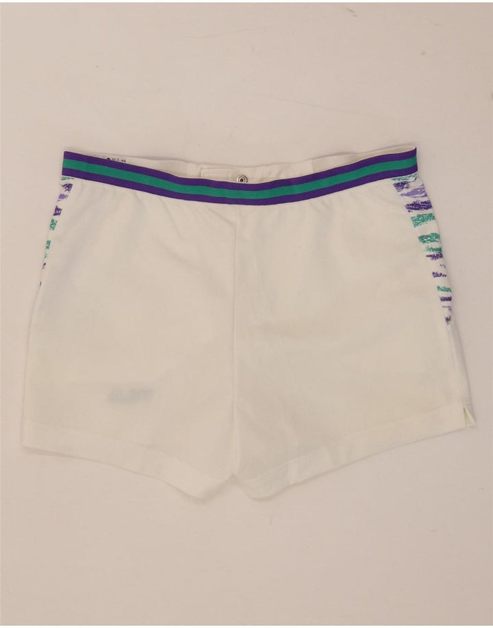 Pantaloncini casual da uomo Fila IT 48 Medium W32 Poliestere a righe bianche