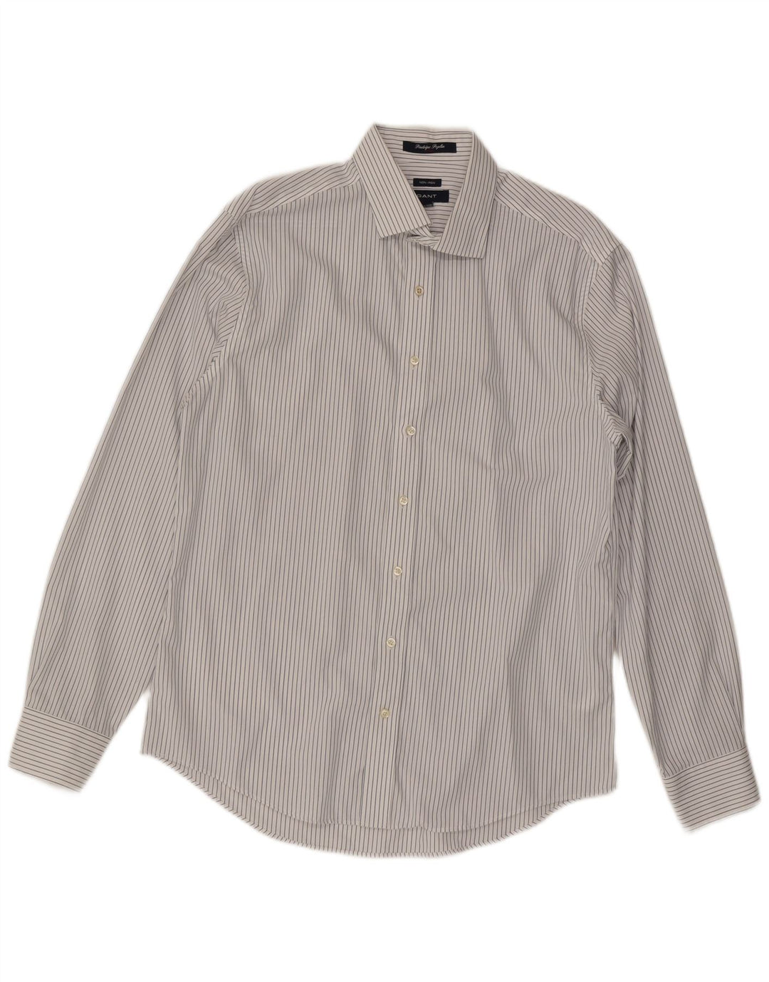 Gant Camicia da uomo NON - IRON XL in cotone a righe bianche