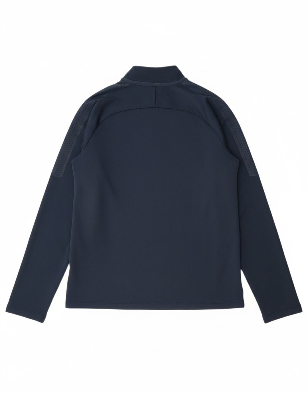 NIKE Boys Graphic Graphic Top Long Sleeve 12-13 Years Large Navy Blue