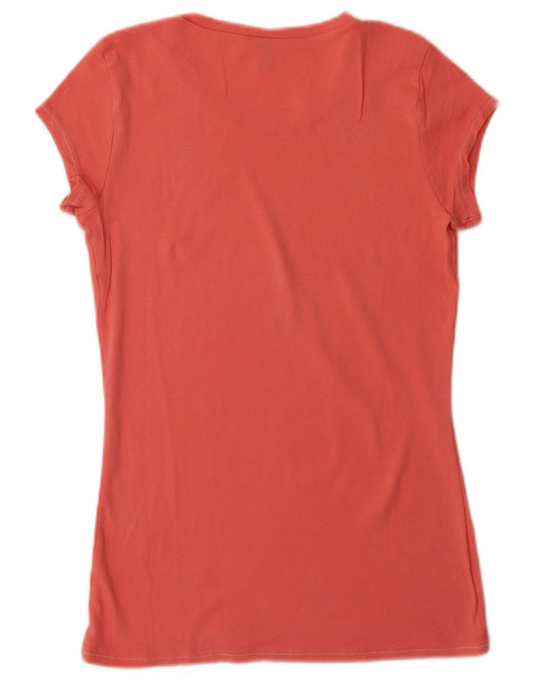 T-shirt da donna Benetton Top UK 12 cotone rosa medio