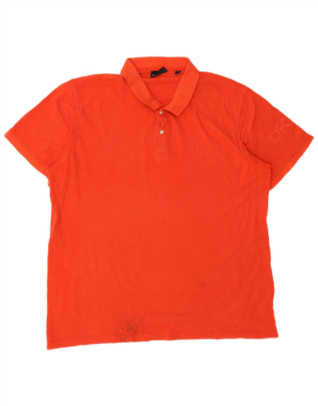 Polo grafica da uomo DKNY 2XL in cotone arancione