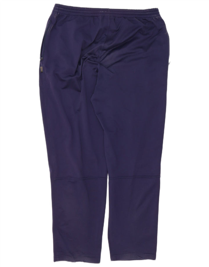Pantaloni da tuta da uomo Adidas XL poliestere blu navy