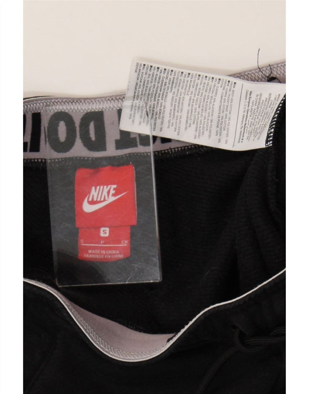 Pantaloni da tuta da uomo Nike Joggers piccoli in cotone nero