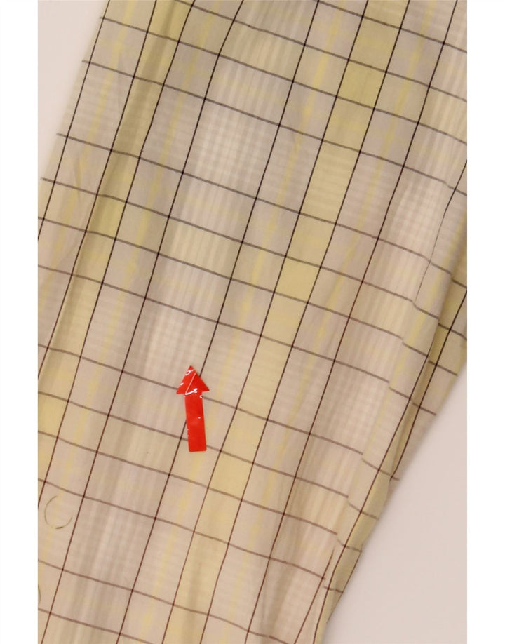 LEVI'S Mens Shirt Small Yellow Check Cotton Vintage Levi's and Second-Hand Levi's from Messina Hembry 