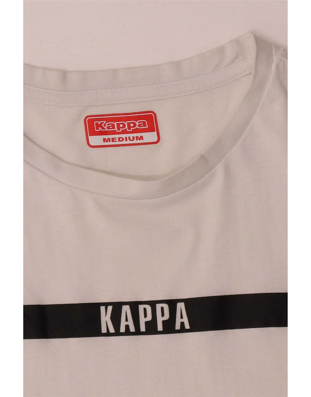 T-shirt Kappa da uomo Top color bianco medio