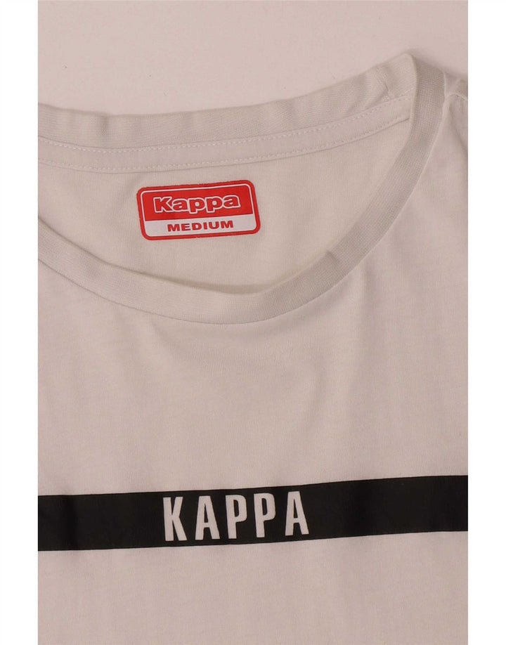 T-shirt Kappa da uomo Top color bianco medio