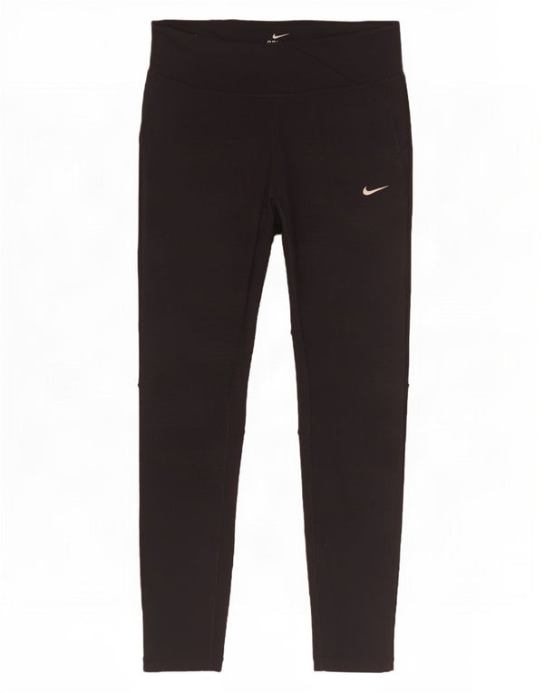 Leggings Nike Dri Fit da donna UK 10 piccoli neri