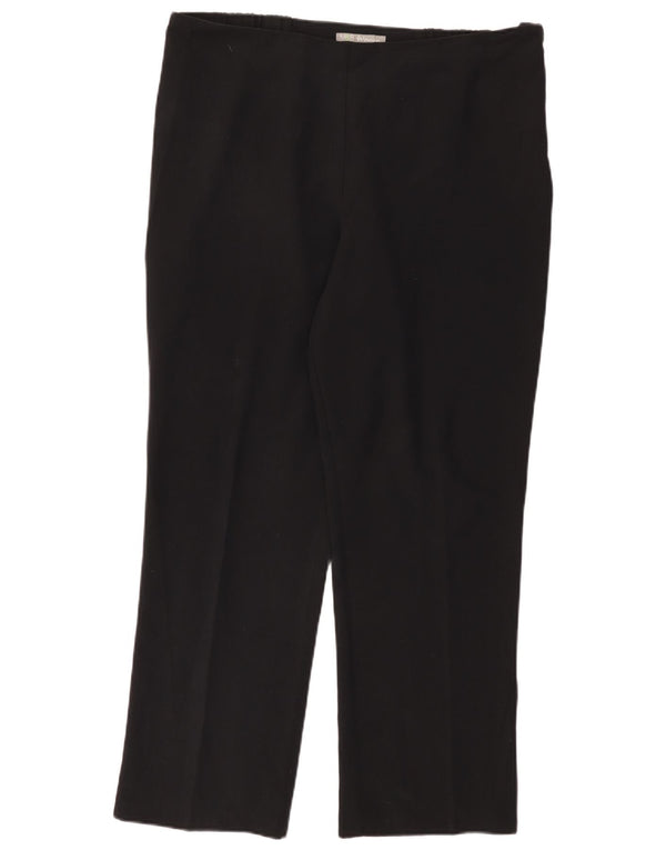 Pantaloni casual dritti da donna Marks & Spencer UK 18 XL W38 L29 Neri
