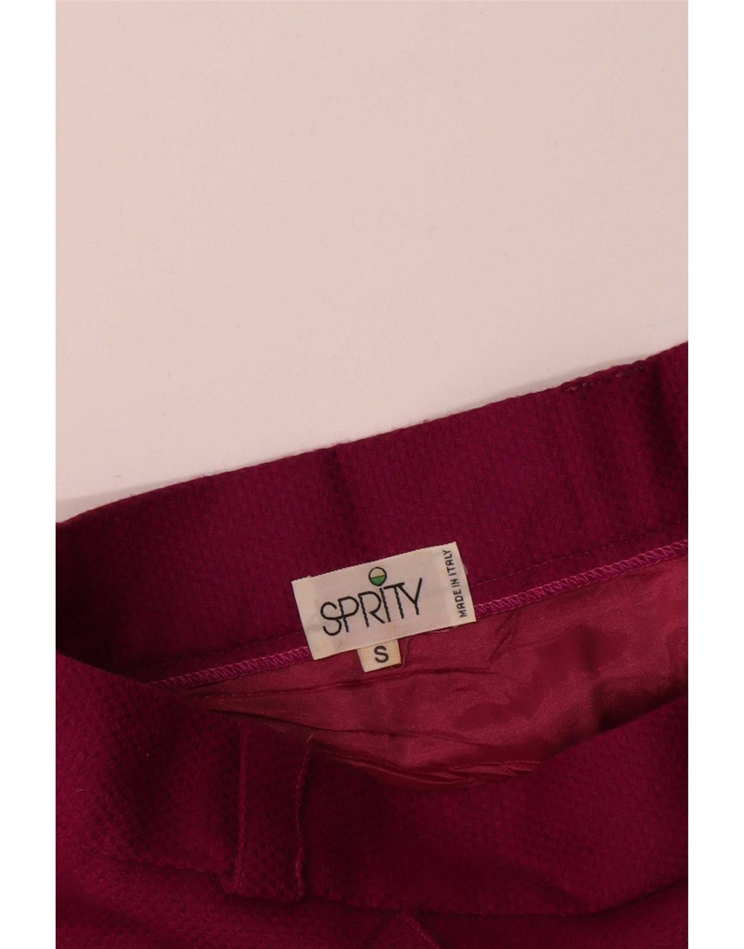 Gonna lunga da donna vintage piccola W24 Borgogna