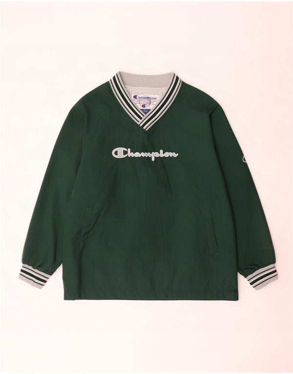 Giacca da uomo con grafica pullover Champion Champion XL Green Colourblock