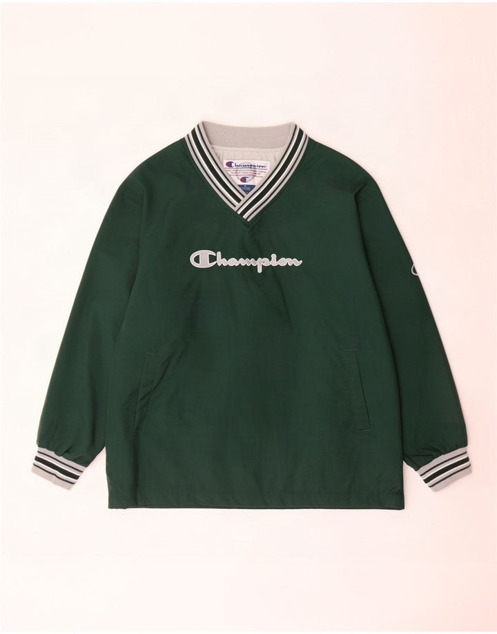 Giacca da uomo con grafica pullover Champion Champion XL Green Colourblock