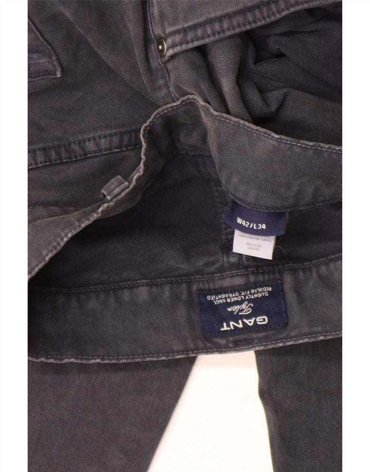 Jeans dritti da uomo Gant W42 L28 cotone blu navy