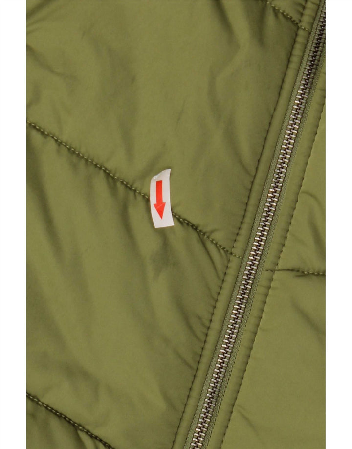 Cappotto imbottito con cappuccio da donna Vans UK 16 grande verde