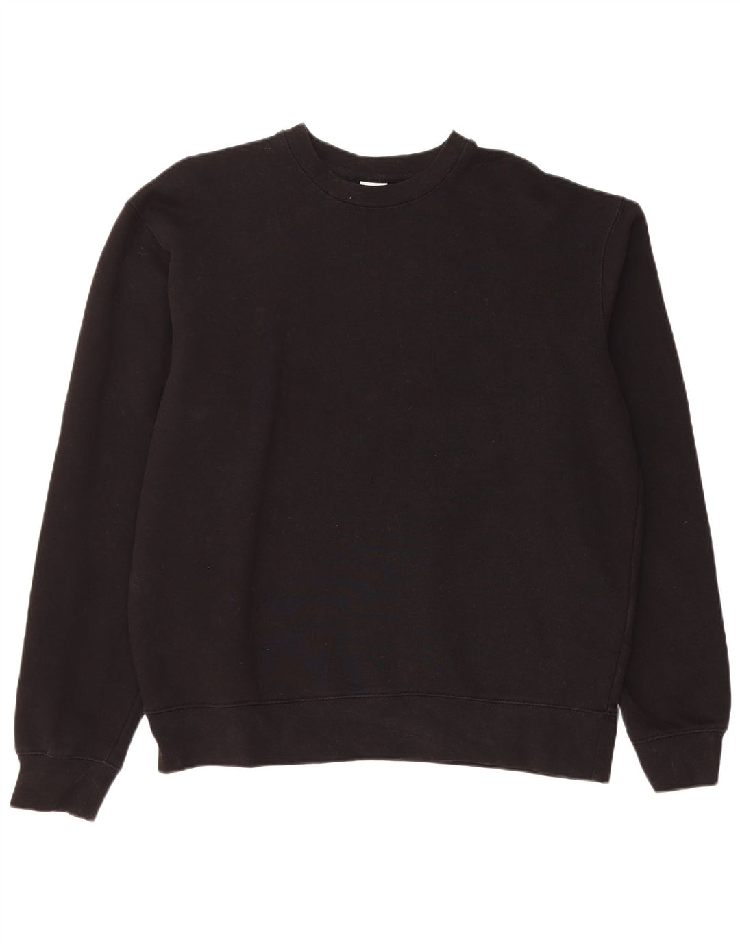 Felpa Zara Uomo Maglione Cotone Nero Medio
