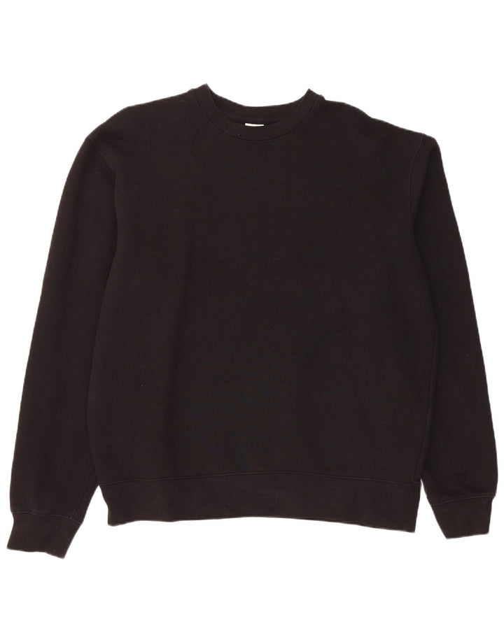 Felpa Zara Uomo Maglione Cotone Nero Medio