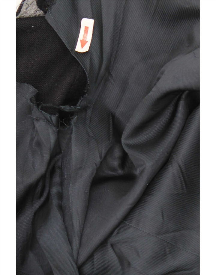 Cerruti 1881 Cappotto Uomo UK 38 Medium Blu Navy Lana Vergine