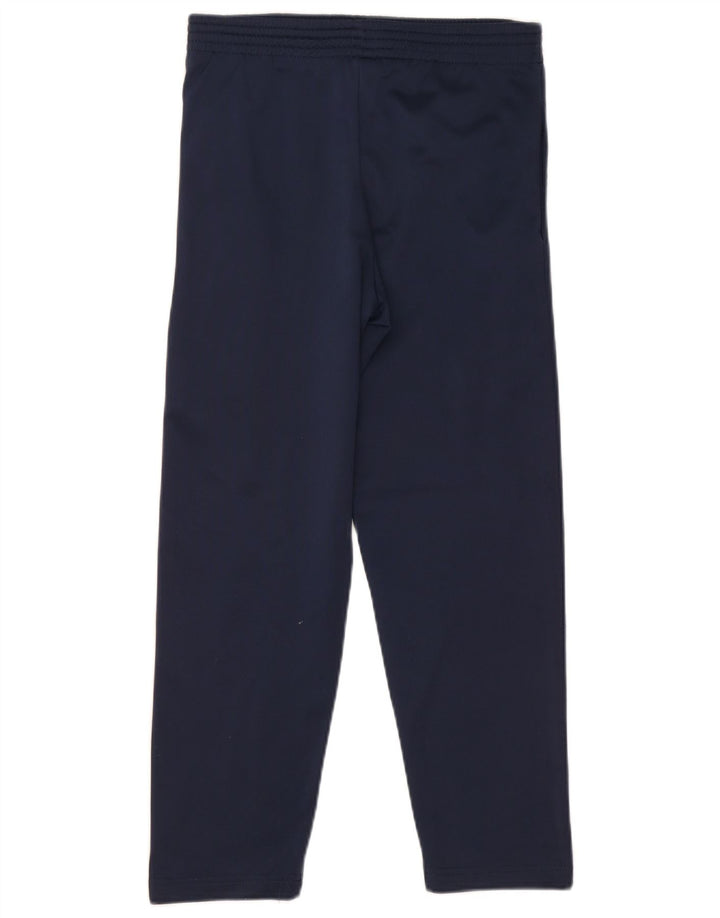 Pantaloni della tuta da bambino Asics 9-10 anni in poliestere blu navy