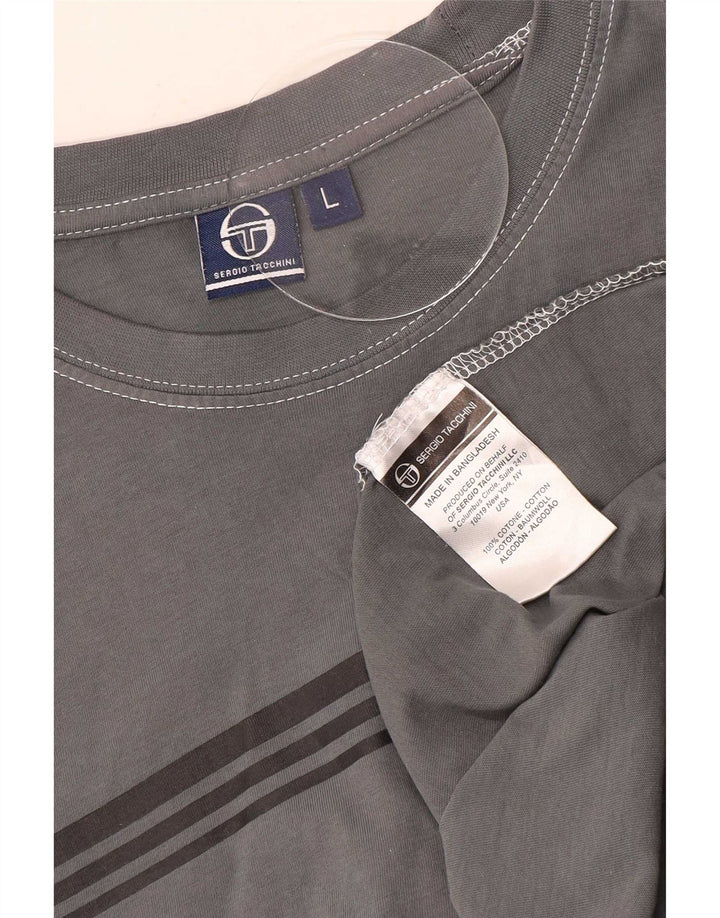 T-shirt da donna Sergio Tacchini Top UK 14 grande grigia