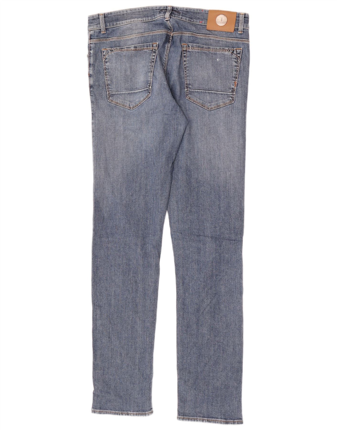 Jeans Slim Uomo Trussardi W33 L34 Blu