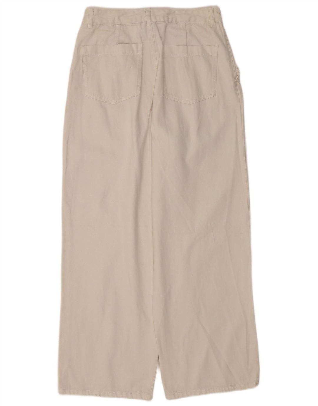 Pantaloni chino con pegging da donna Massimo Dutti EU 40 medio W30 L30 bianco
