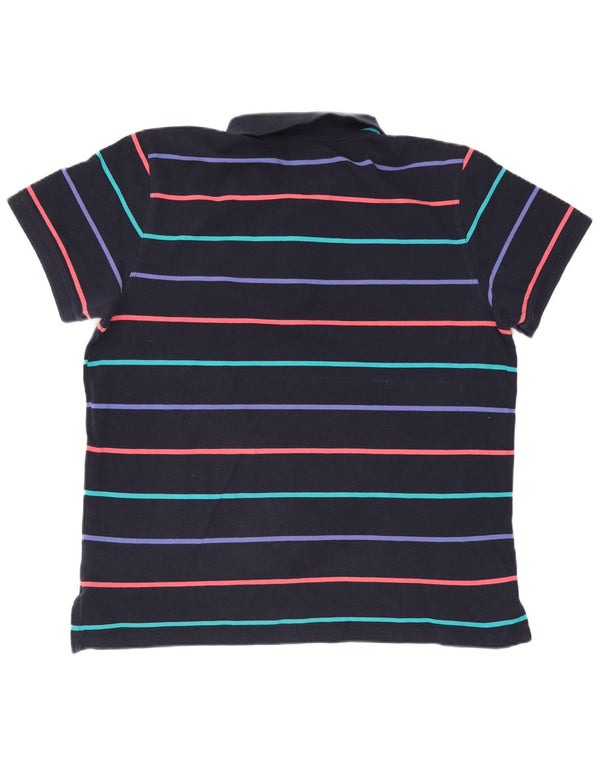 Crew Clothing Polo da uomo 3XL in cotone a righe blu navy