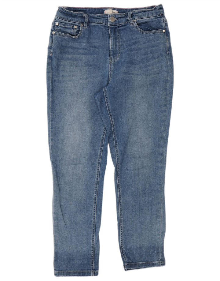 Jeans corti da donna Joules UK 12 medi W30 L25 cotone blu