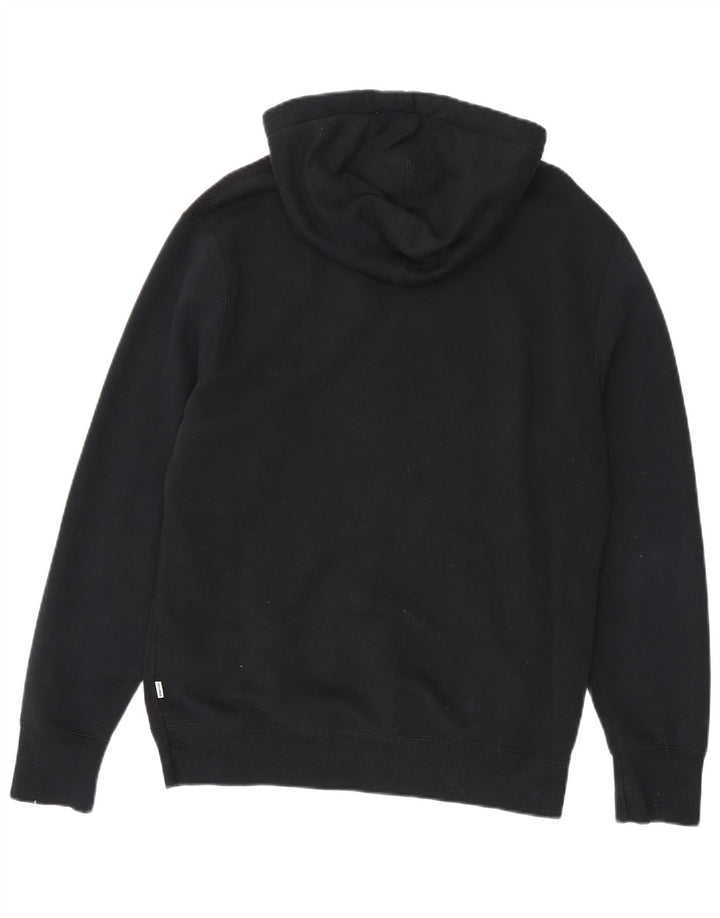 Maglione con cappuccio e zip da uomo Converse in cotone blu navy medio