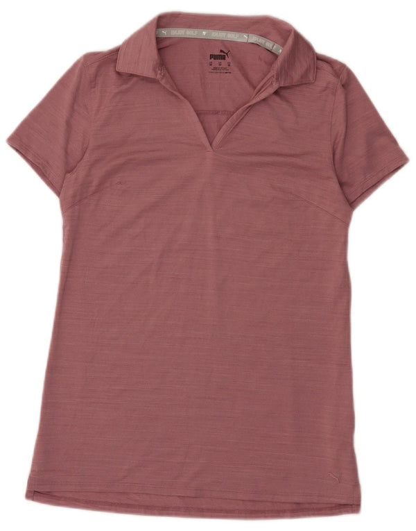 Polo da donna Puma UK 6 XS poliestere chiazzato rosa