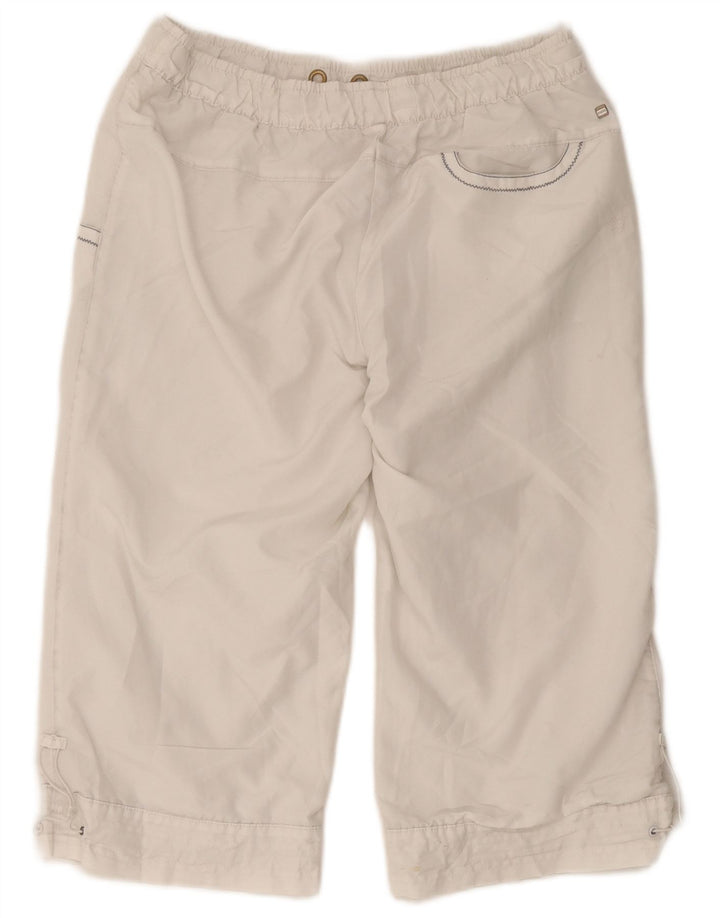 Puma Womens Bermuda Sport Shorts UK 10 Small White Nylon