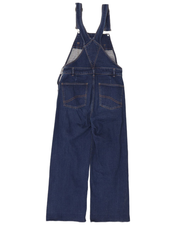 Jeans corti da donna Fat Face Salopette tagliata UK 8 Small W30 L24 Cotone blu navy