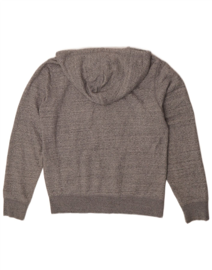 Maglione con cappuccio e zip regolare da uomo Dockers piccolo in cotone chiazzato grigio