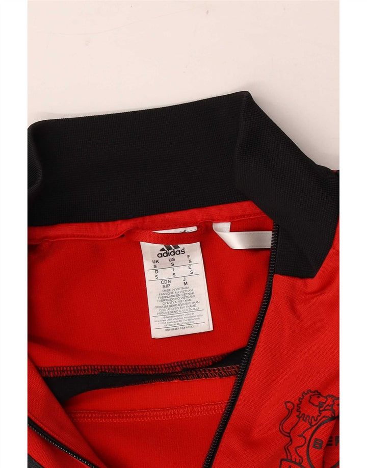 Giacca da ginnastica da uomo Adidas Bayer Leverkusen Small Red Colourblock