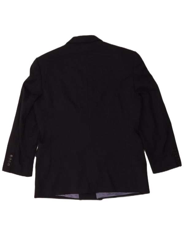 Giacca blazer doppiopetto da uomo Marks & Spencer UK 40 medio blu navy
