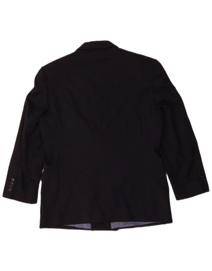 Giacca blazer doppiopetto da uomo Marks & Spencer UK 40 medio blu navy