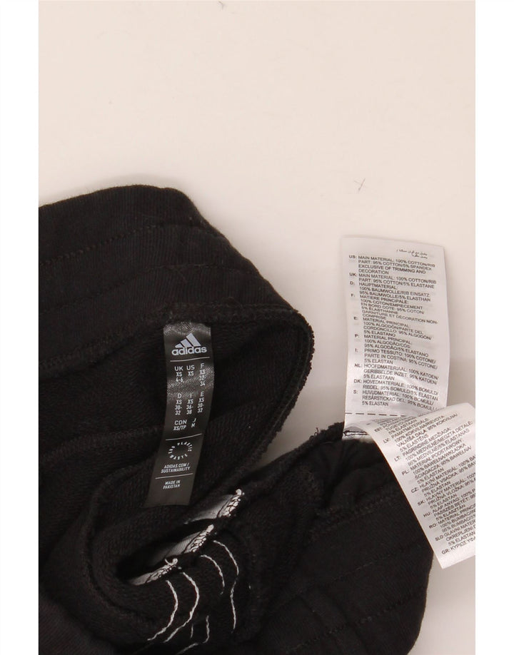 Pantaloni da tuta da donna ADIDAS Joggers UK 4/6 XS cotone nero