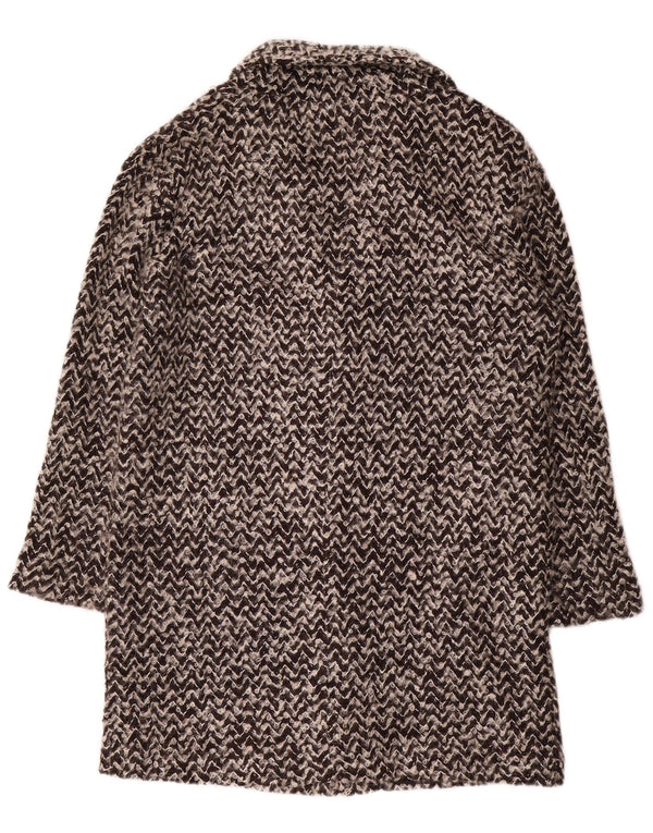 Cappotto oversize da donna Phase Eight UK 12 Acrilico Chevron nero medio