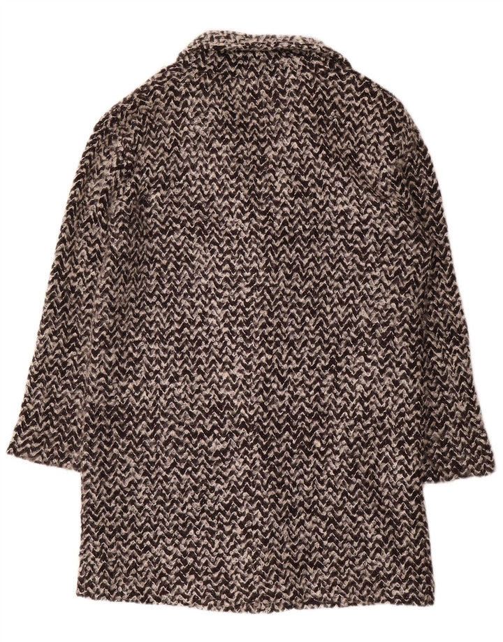 Cappotto oversize da donna Phase Eight UK 12 Acrilico Chevron nero medio