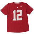 T-shirt grafica Nike Stanford University Standard Fit da uomo, colore rosso medio