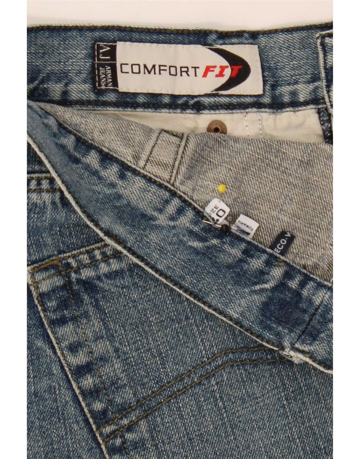 Jeans dritti da uomo Armani Comfort Fit W40 L28 Blu