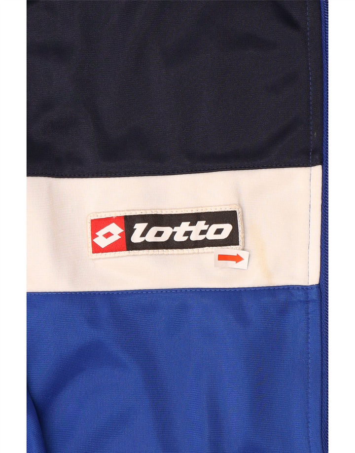 Giacca da tuta da uomo Lotto XL Blu in poliestere color block