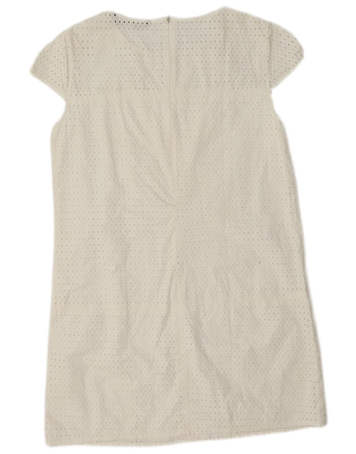 Abito a trapezio da donna Zara UK 12 bianco medio