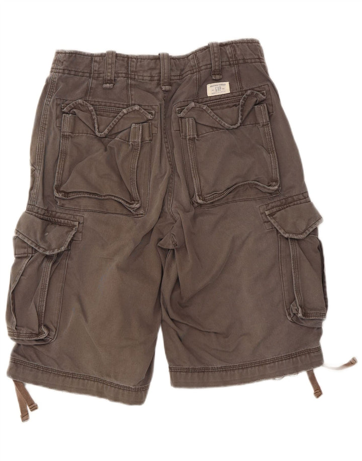 Pantaloncini cargo da uomo Gap W28 piccoli in cotone grigio