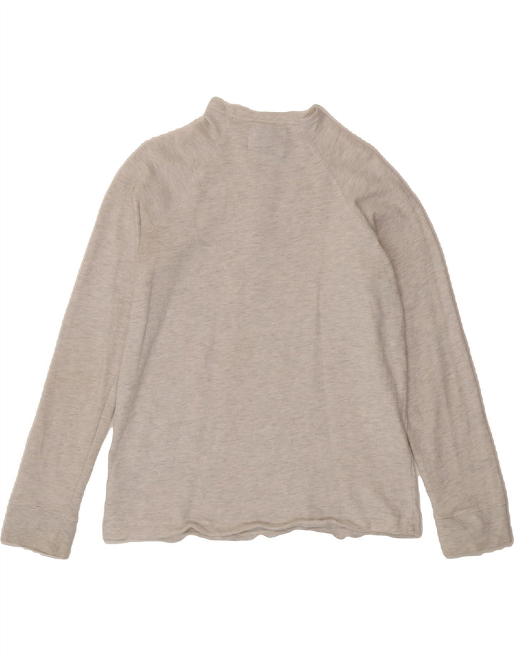 CHAMPION Womens Oversized Sweatshirt Jumper UK 10 Small Grey Flecked Vintage Champion and Second-Hand Champion from Messina Hembry 